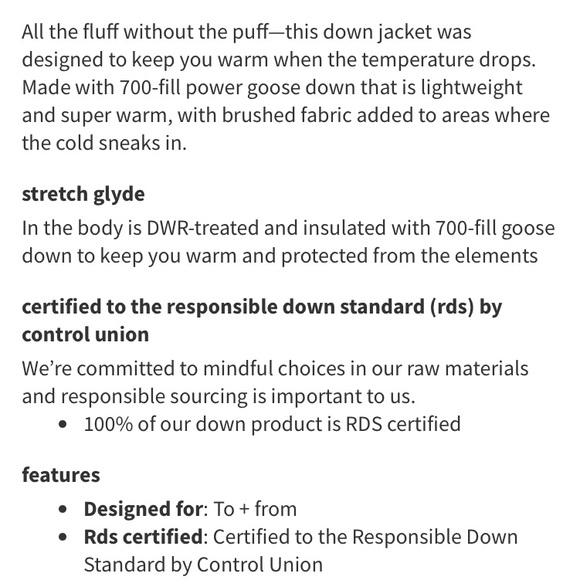 Lululemon down for it puffer run/ski jacket 8 NWT - Picture 3 of 10